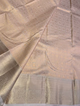 Sandal Bridal Kanchipuram saree- PBRIDEK39F