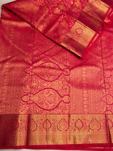 Rani Pink Bridal Kanchipuram saree- PBRIDEK36B