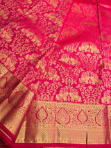 Rani Pink Bridal Kanchipuram saree- PBRIDEK36B