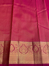 Wine Bridal Kanchipuram saree- PBRIDEK36D