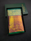 Pecock blue and Purple Pure Kanchipuram Silk saree - PPURE186