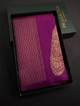 Purple Pure Kanchipuram Silk saree - PPURE134D