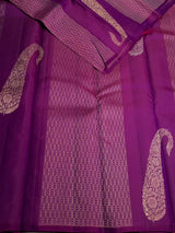 Purple Pure Kanchipuram Silk saree - PPURE134D