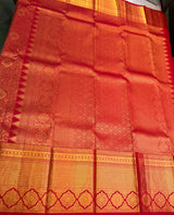 Red Pure Kanchipuram Silk saree - PPURE192