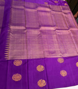 Violet Pure Kanchipuram Silk saree - PPURE195