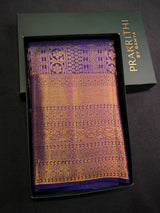 Blue Pure Kanchipuram Silk saree - PPURE196