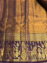 Blue Tissue Kanchipuram saree- PBRIDEL4