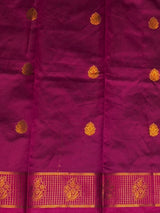 Green and Magenta semi kanchipuram soft silk saree - PSSN230