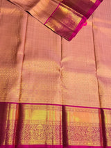 Onion pink and magenta pure Kanchipuram Silk saree - PPURE197