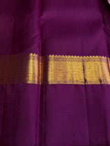 Nude lavender and Purple Pure Vintage Kanchipuram Silk saree - PPURE208