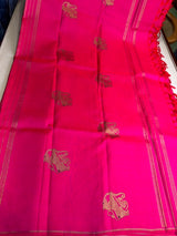 Rani Pink Pure Vintage Kanchipuram Silk saree - PPURE210