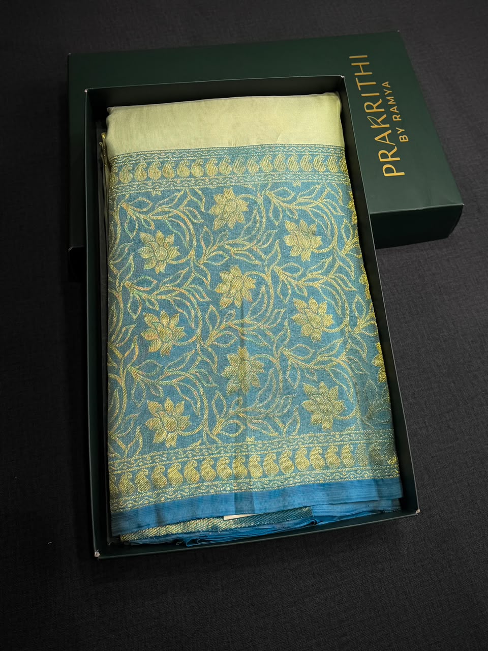 organza  Kanchipuram Silk saree - PPURE217