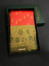 Orange and green organzaKanchipuram Silk saree - PPURE218