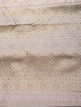 Nude lavender Soft satin brocade Silk Saree - PBRMJ9D