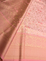 Pink Soft satin brocade Silk Saree - PBRMJ7A