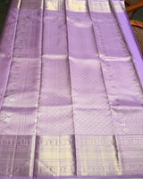 Lavender Pure Kanchipuram Silk saree - PPURE219