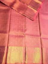 Peach Pure Kanchipuram Silk saree - PPURE220
