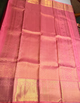 Peach Pure Kanchipuram Silk saree - PPURE220