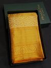 Golden yellow Pure Tissue Kanchipuram Silk saree - PPURE222