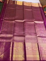 Deep wine Pure Kanchipuram Silk saree - PPURE227