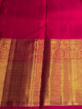 Pinkish Maroon Pure Kanchipuram Silk saree - PPURE232