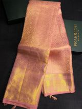 Pastal Pink Pure Kanchipuram Silk saree - PPURE234
