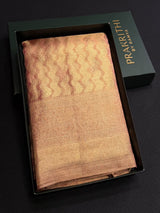 Pink and Gold Pure tissueKanchipuram Silk saree - PPURE240