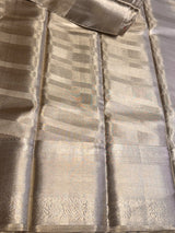 Silver Pure TissueKanchipuram Silk saree - PPURE247