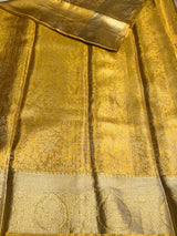 Gold Pure TissueKanchipuram Silk saree - PPURE250