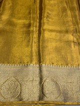 Gold Pure TissueKanchipuram Silk saree - PPURE250