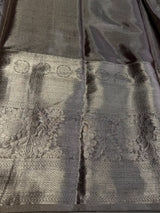 Silver Pure TissueKanchipuram Silk saree - PPURE255