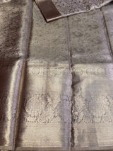 Silver Pure TissueKanchipuram Silk saree - PPURE255