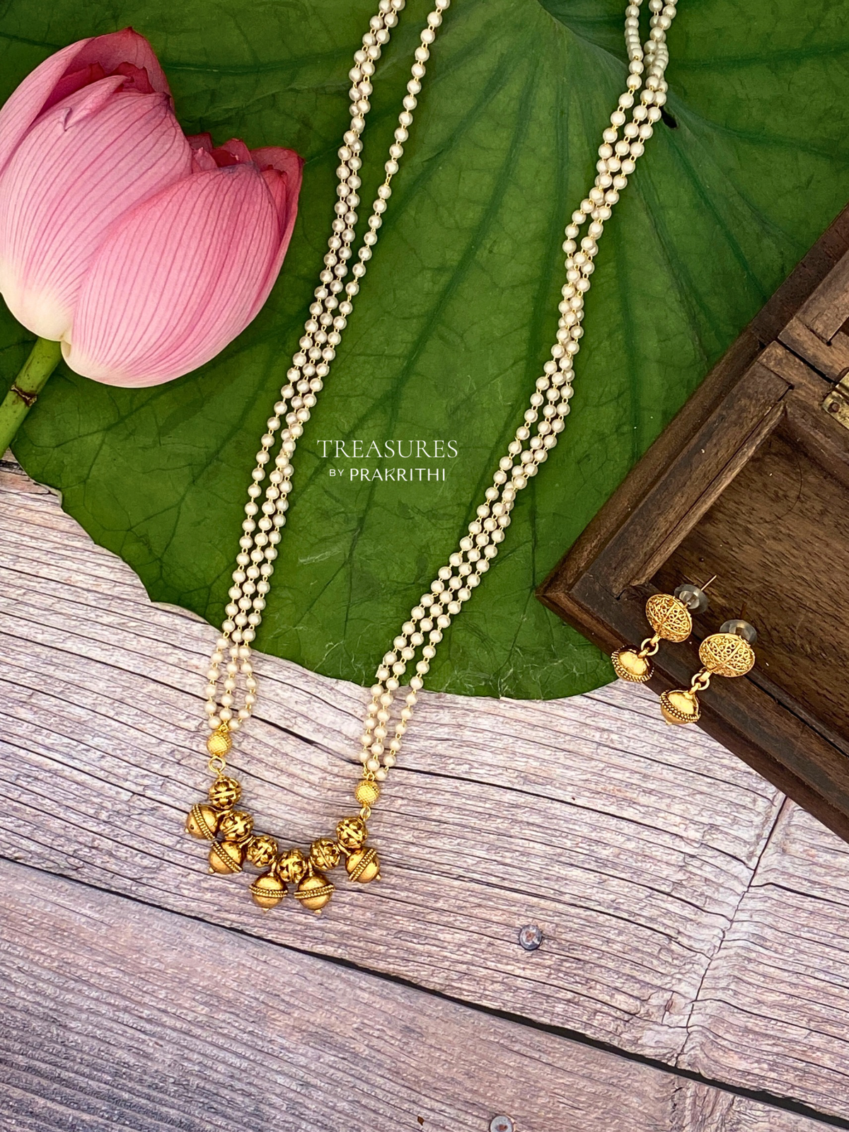 Pearl bead Haaram - JH2