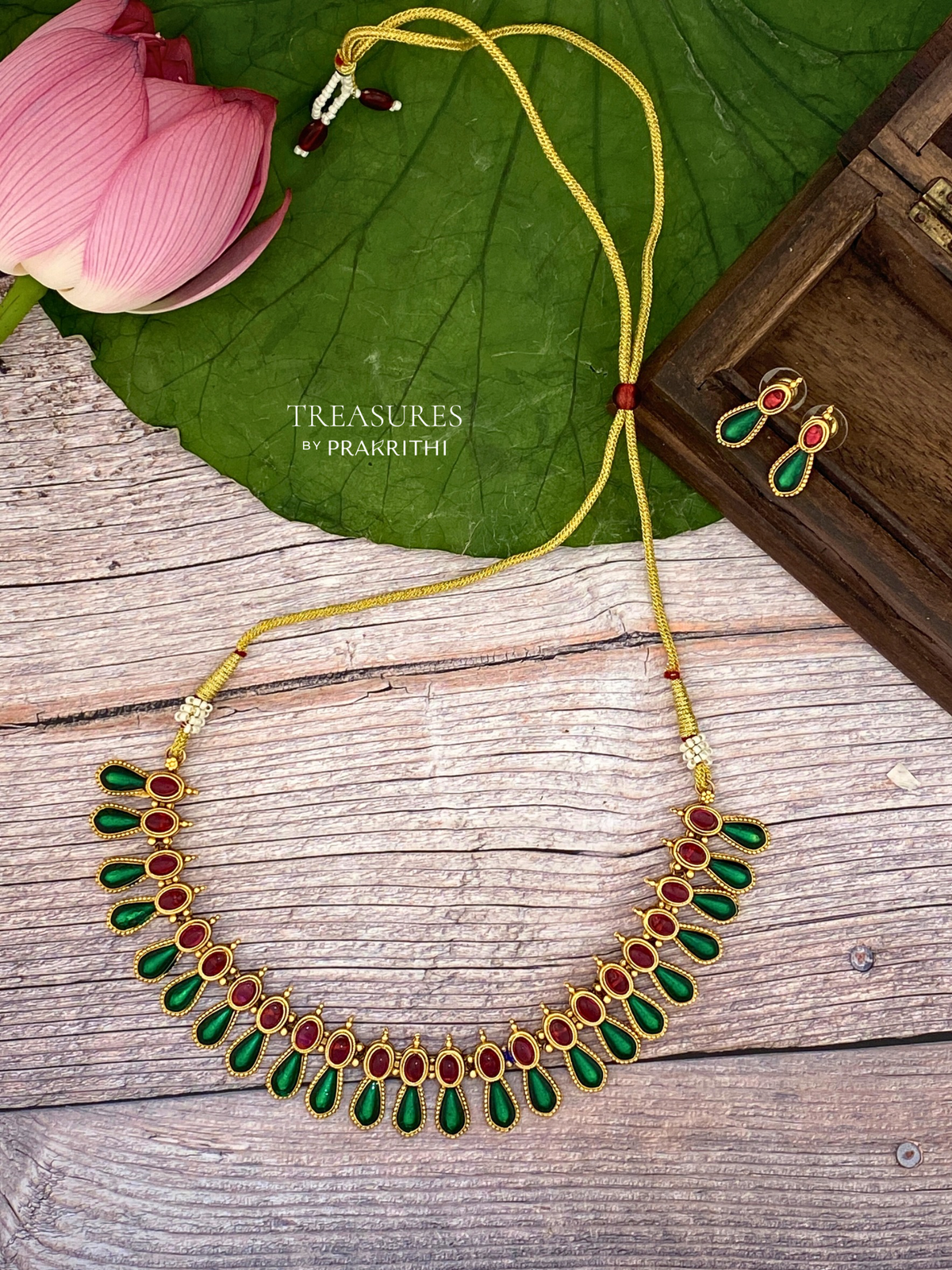 Palakka Enamel Necklace- JN13