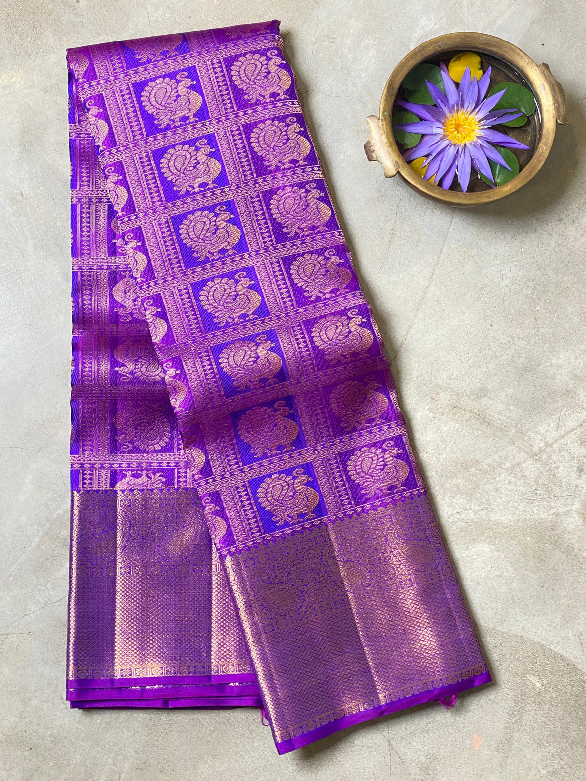 Pure kanchipuram 2g zari saree - PK18