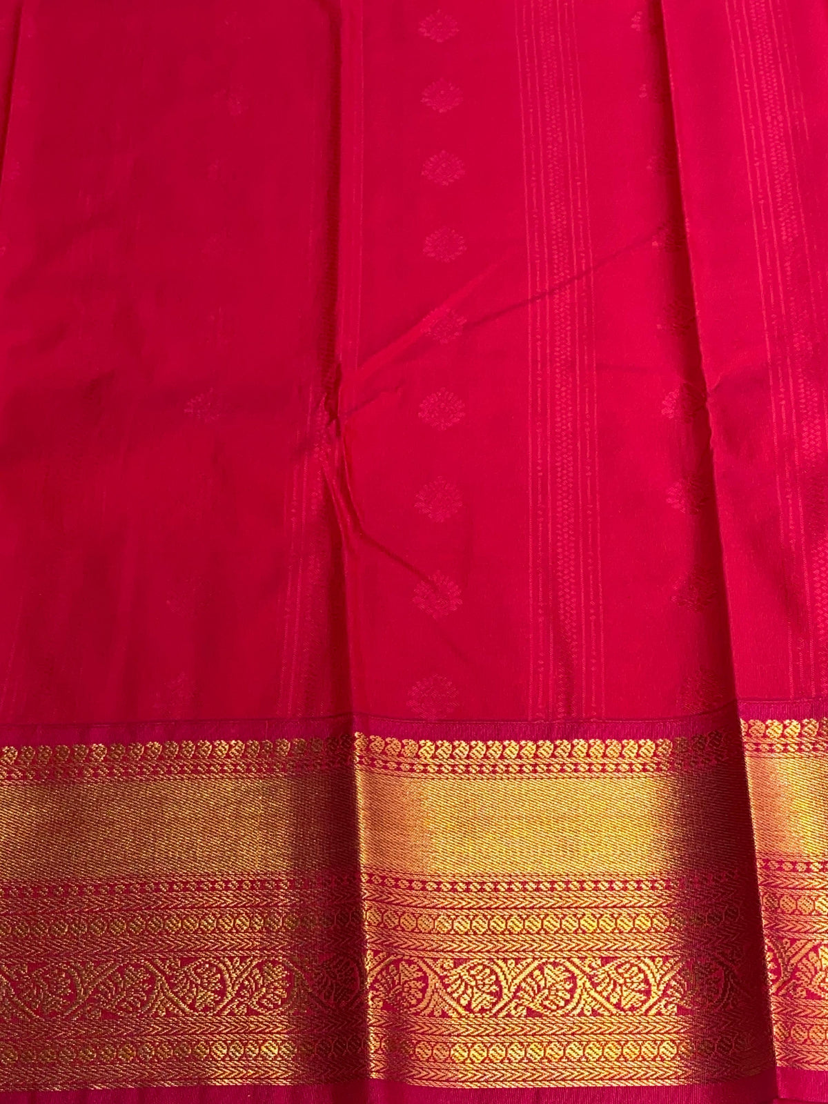 Dark Pink and Red silk saree- PRG13