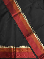 Black semi banarasi saree -PIH23