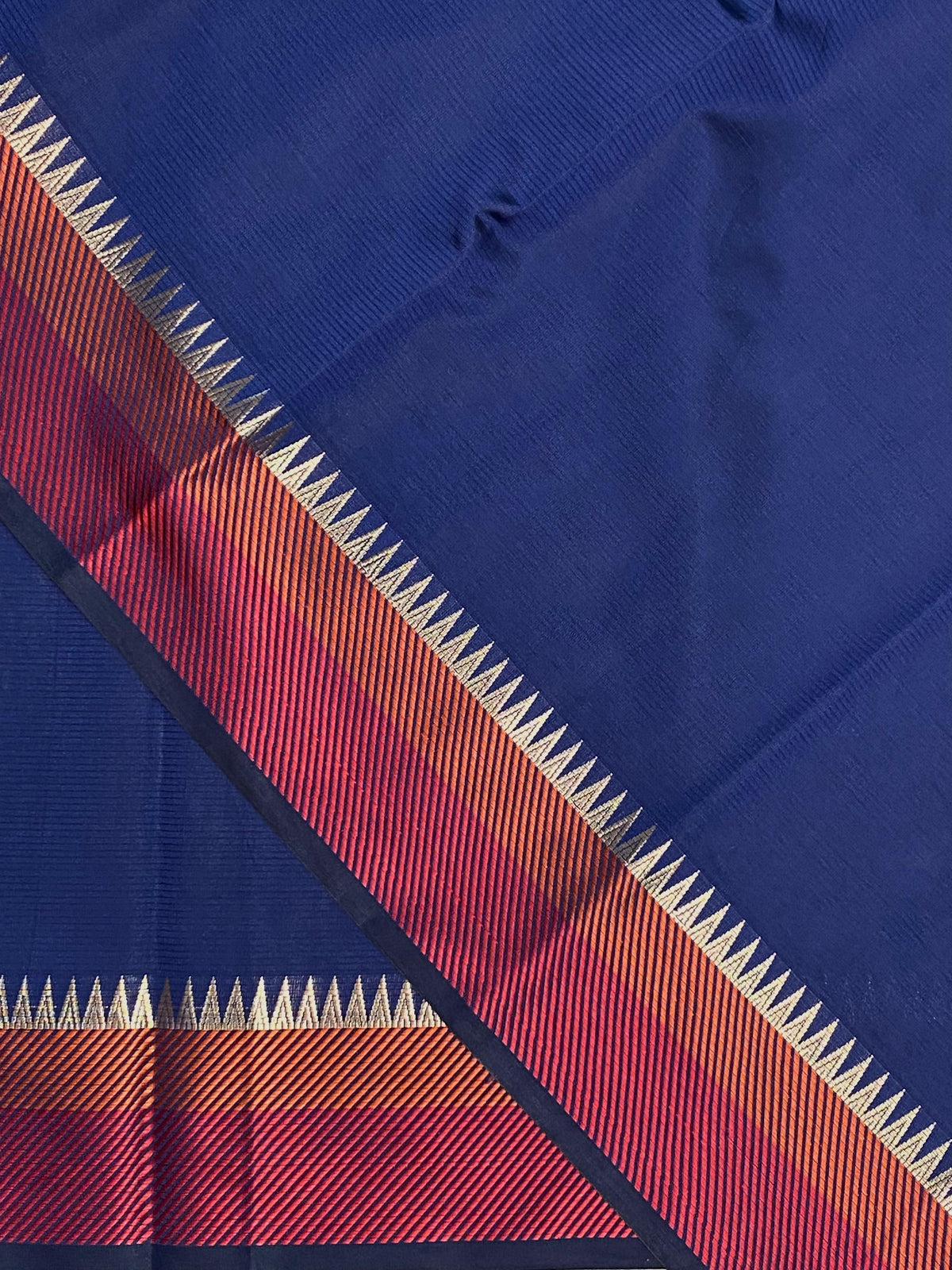 Navy Blue semi banarasi saree -PIH24