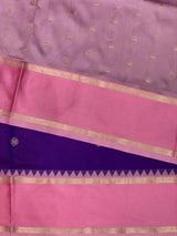 Violet and Pink Banarasi saree -BSP19