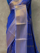Royal Blue banarasi silksaree -LZ8A