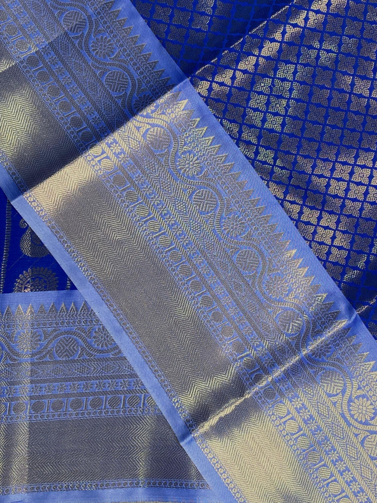 Royal Blue banarasi silksaree -LZ8A