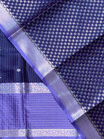 Bluish Violet and Lavendersilk saree -PIH30