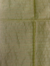 Green Chanderi silk cotton Jamdani woven saree- PBRJ36