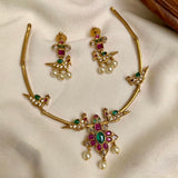 Elegant bird necklace - JW147A