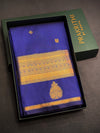 Royal blue Semi kanchipuram silk saree- PSSRN7